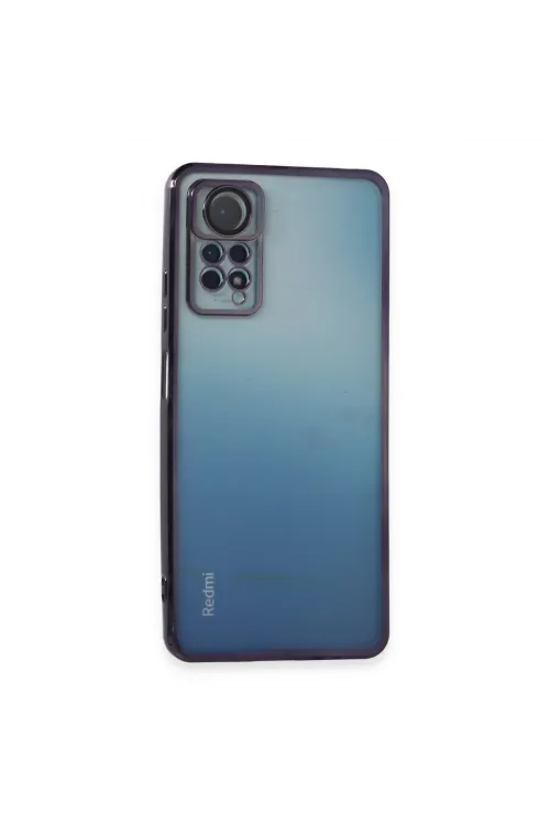 Xiaomi Redmi Note 11 Pro Kılıf Razer Lensli Silikon - Mor