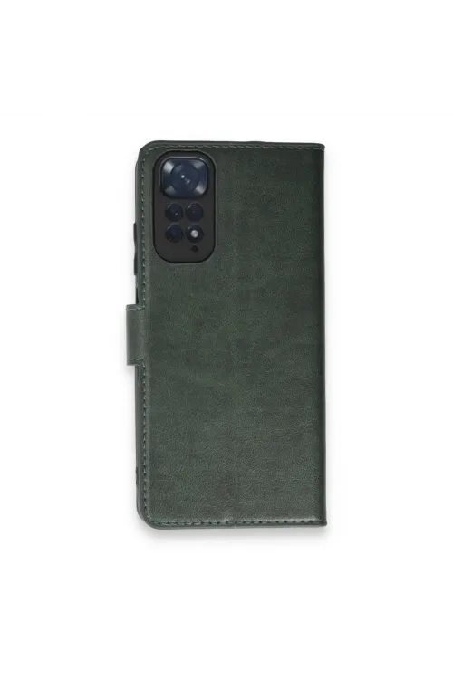 Xiaomi Redmi Note 11 Pro Kılıf Trend S Plus Kapaklı Kılıf - Yeşil