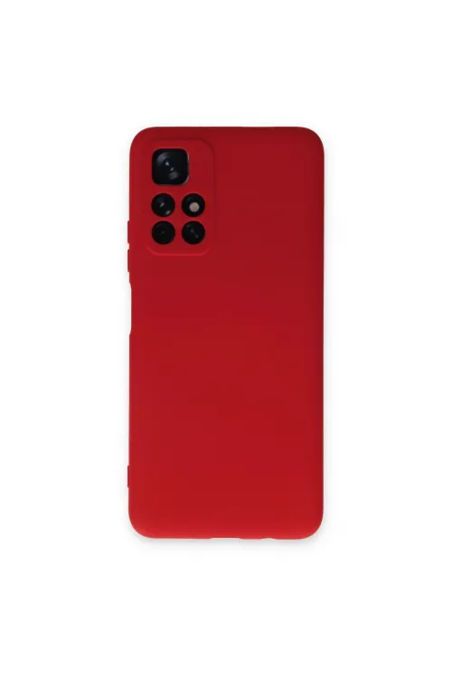 Xiaomi Redmi Note 11t Kılıf Nano İçi Kadife Silikon - Kırmızı