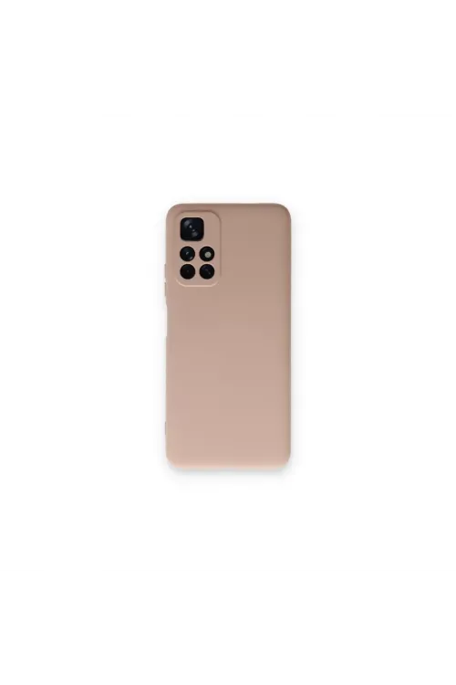 Xiaomi Redmi Note 11t Kılıf Nano İçi Kadife Silikon - Pudra