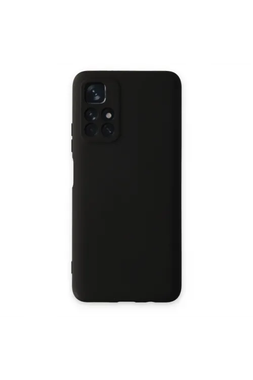 Xiaomi Redmi Note 11t Kılıf Nano İçi Kadife Silikon - Siyah