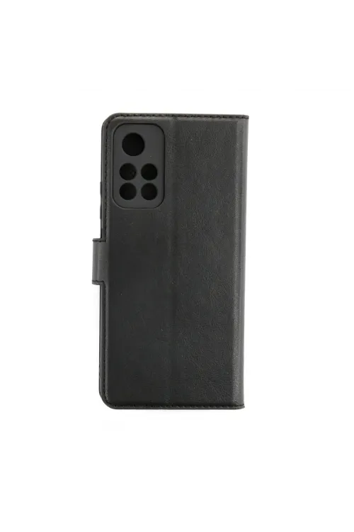 Xiaomi Redmi Note 11t Kılıf Trend S Plus Kapaklı Kılıf - Siyah