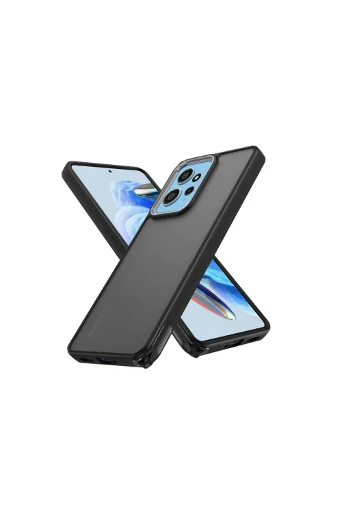 Xiaomi Redmi Note 12 4g Kılıf Elegant Kapak - Siyah