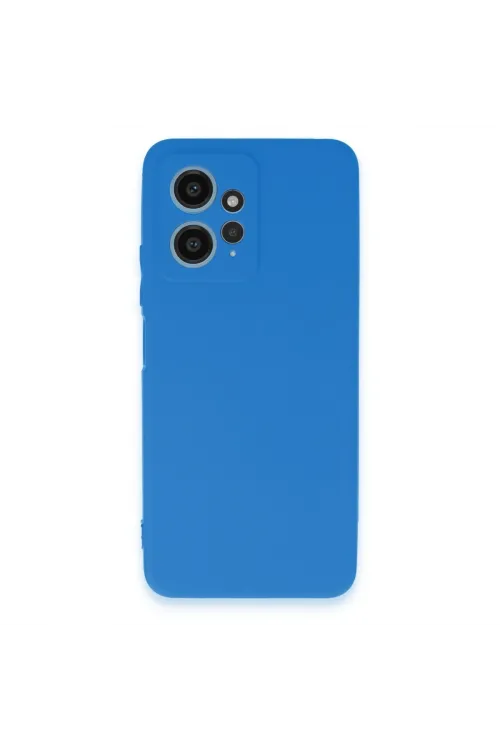 Xiaomi Redmi Note 12 4g Kılıf First Silikon - Mavi