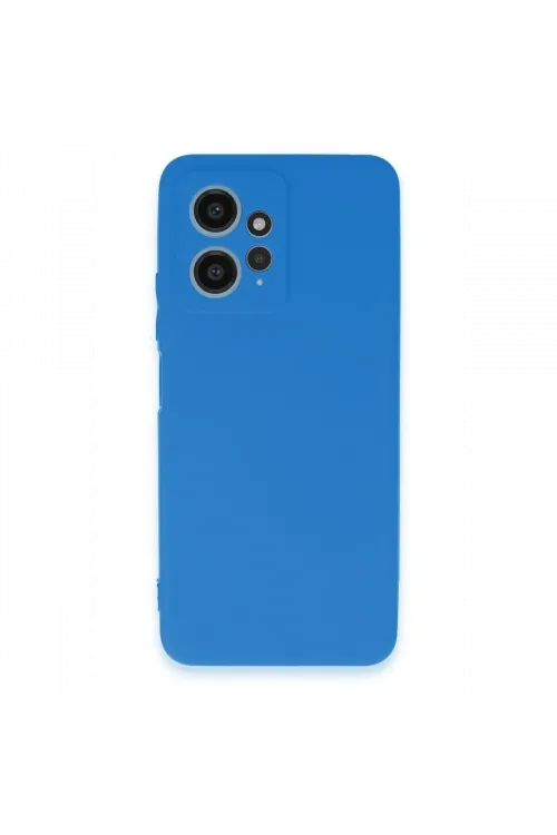 Xiaomi Redmi Note 12 4G Kılıf First Silikon - Mavi