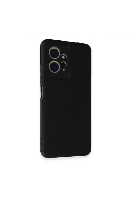 Xiaomi Redmi Note 12 4g Kılıf Loop Deri Silikon - Siyah