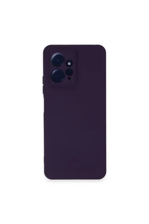 Xiaomi Redmi Note 12 4g Kılıf Nano İçi Kadife Silikon - Mor