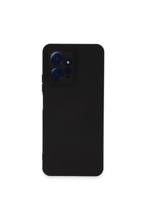 Xiaomi Redmi Note 12 4g Kılıf Nano İçi Kadife Silikon - Siyah