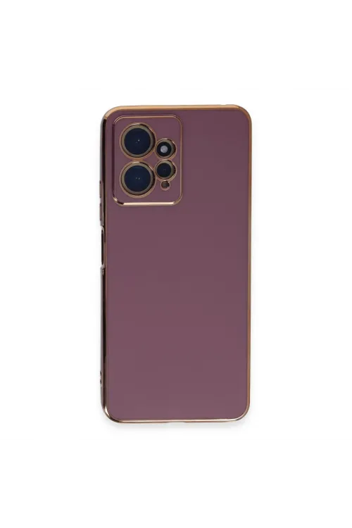 Xiaomi Redmi Note 12 4g Kılıf Volet Silikon - Mor