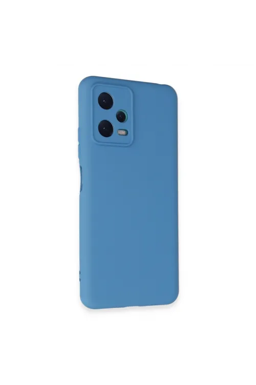 Xiaomi Redmi Note 12 5g Kılıf Nano İçi Kadife Silikon - Mavi