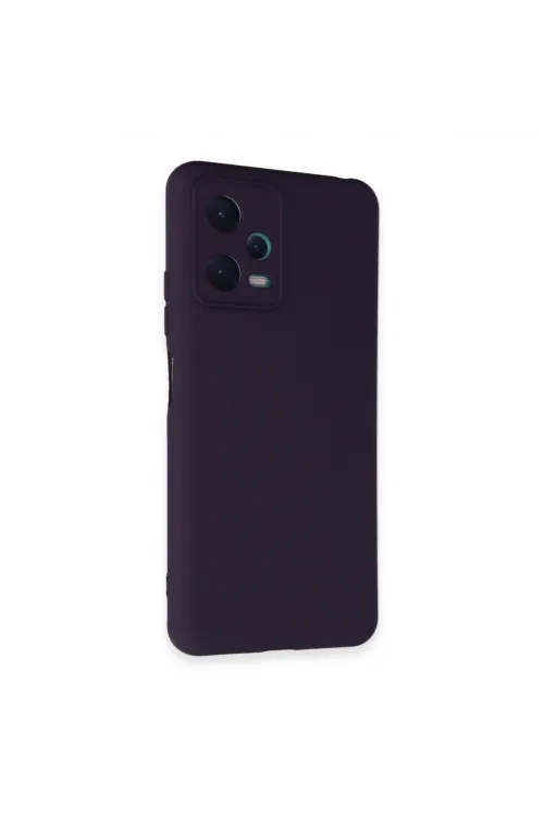 Xiaomi Redmi Note 12 5g Kılıf Nano İçi Kadife Silikon - Mor