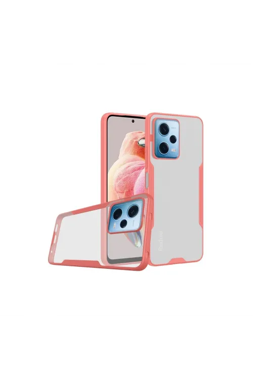 Xiaomi Redmi Note 12 5g Kılıf Platin Silikon - Pembe