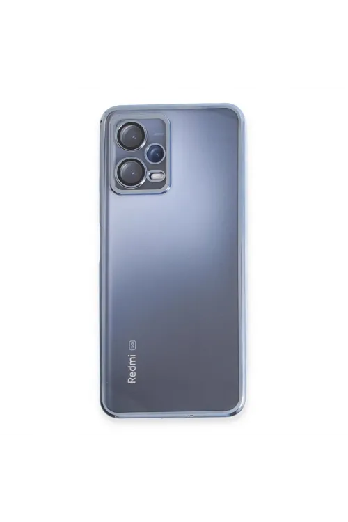Xiaomi Redmi Note 12 5g Kılıf Razer Lensli Silikon - Açık Mavi