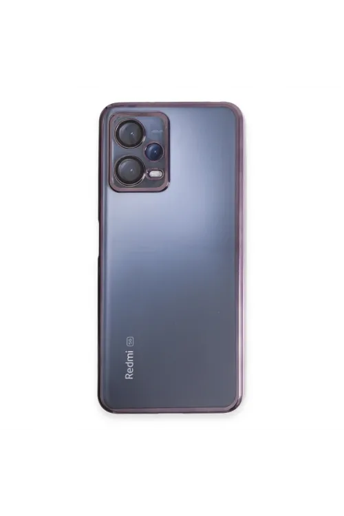 Xiaomi Redmi Note 12 5g Kılıf Razer Lensli Silikon - Mor