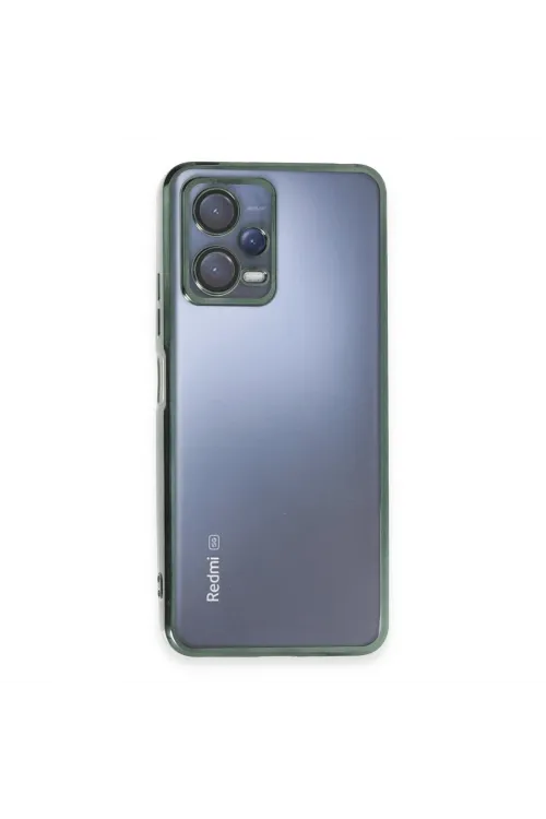 Xiaomi Redmi Note 12 5g Kılıf Razer Lensli Silikon - Yeşil
