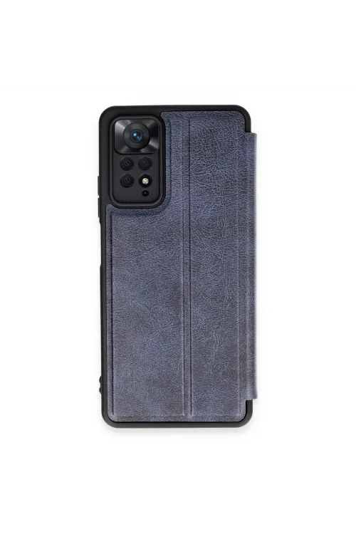 Xiaomi Redmi Note 12 Pro 4g Kılıf Flip Cover - Lacivert