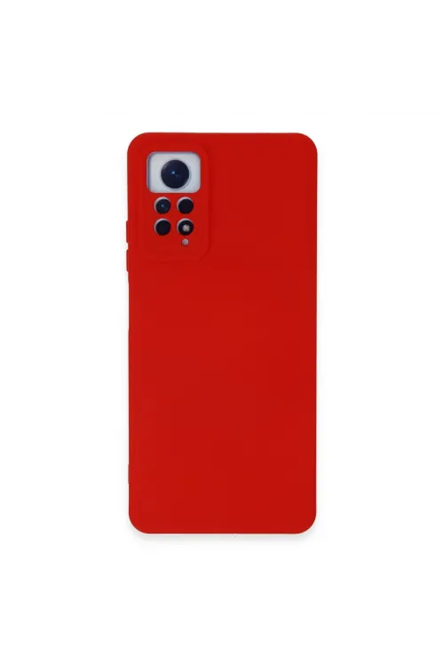 Xiaomi Redmi Note 12 Pro 4g Kılıf Nano İçi Kadife Silikon - Kırmızı