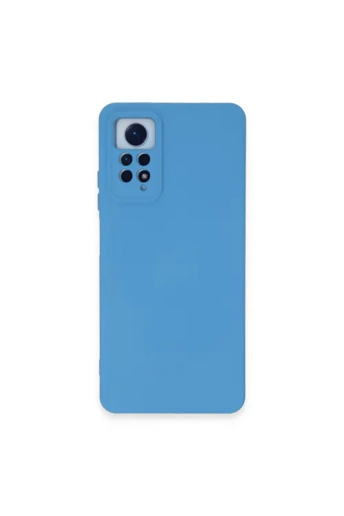Xiaomi Redmi Note 12 Pro 4g Kılıf Nano İçi Kadife Silikon - Mavi