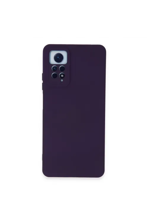 Xiaomi Redmi Note 12 Pro 4g Kılıf Nano İçi Kadife Silikon - Mor