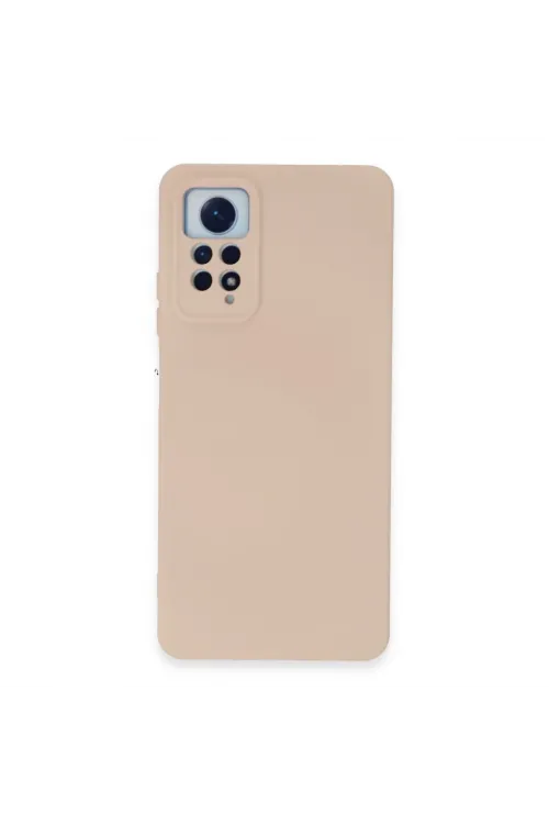 Xiaomi Redmi Note 12 Pro 4g Kılıf Nano İçi Kadife Silikon - Pudra