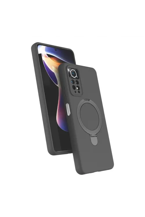 Xiaomi Redmi Note 12 Pro 4g Regal Magsafe Standlı Kapak - Titan Gri