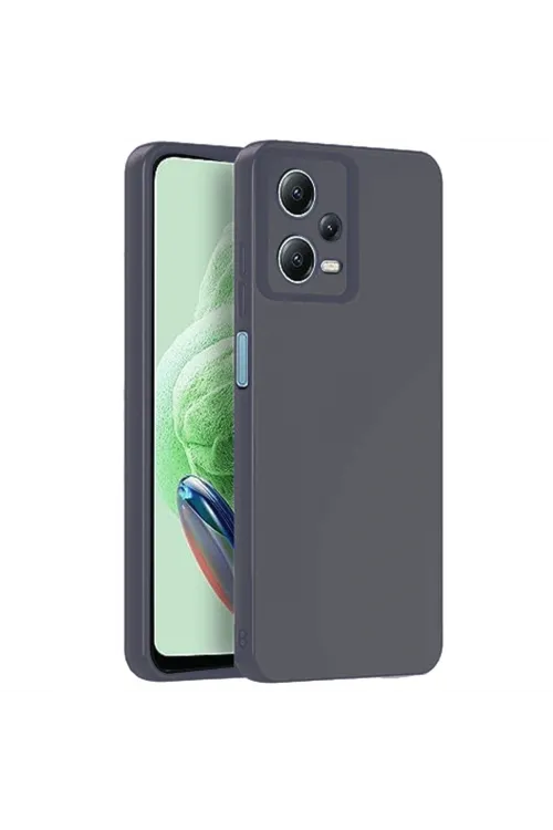 Xiaomi Redmi Note 12 Pro 5g Kılıf Nano İçi Kadife Silikon - Gri