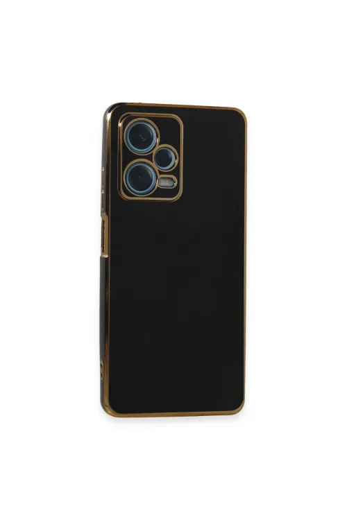 Xiaomi Redmi Note 12 Pro Plus Kılıf Volet Silikon - Siyah