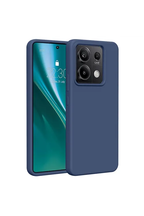 Xiaomi Redmi Note 13 4g Kılıf First Silikon - Lacivert