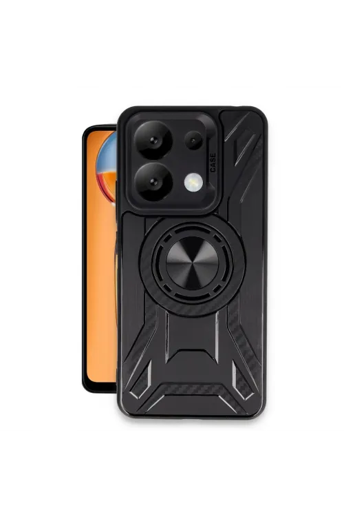 Xiaomi Redmi Note 13 4g Kılıf Lincoln Silikon - Siyah
