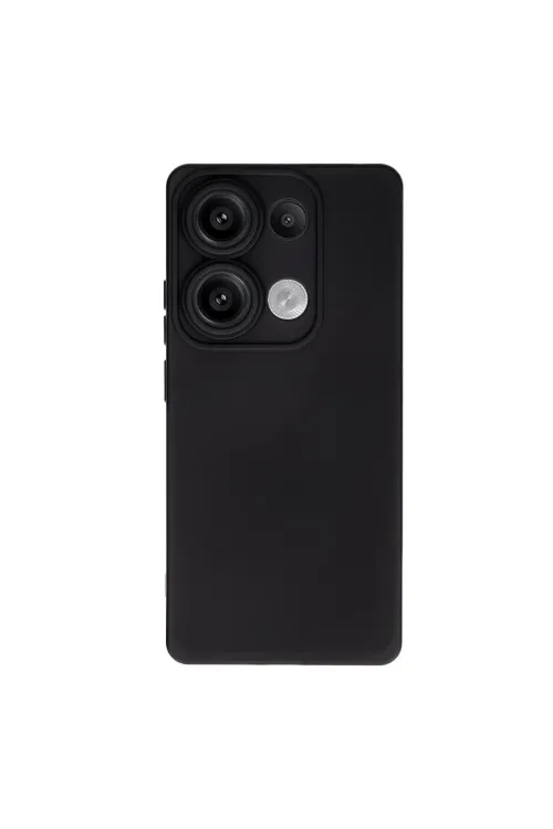 Xiaomi Redmi Note 13 4g Kılıf Nano İçi Kadife Silikon - Siyah