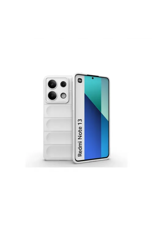 Xiaomi Redmi Note 13 4g Kılıf Optimum Silikon - Krem