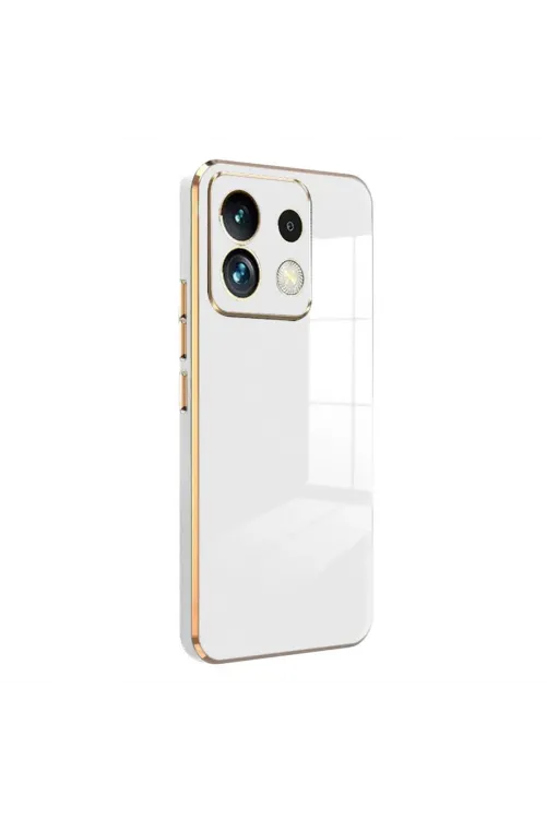 Xiaomi Redmi Note 13 4g Kılıf Volet Silikon - Beyaz
