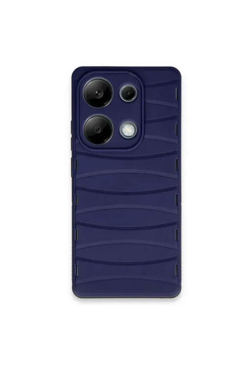 Xiaomi Redmi Note 13 Pro 4g Kılıf Bibercas Silikon Kapak - Lacivert