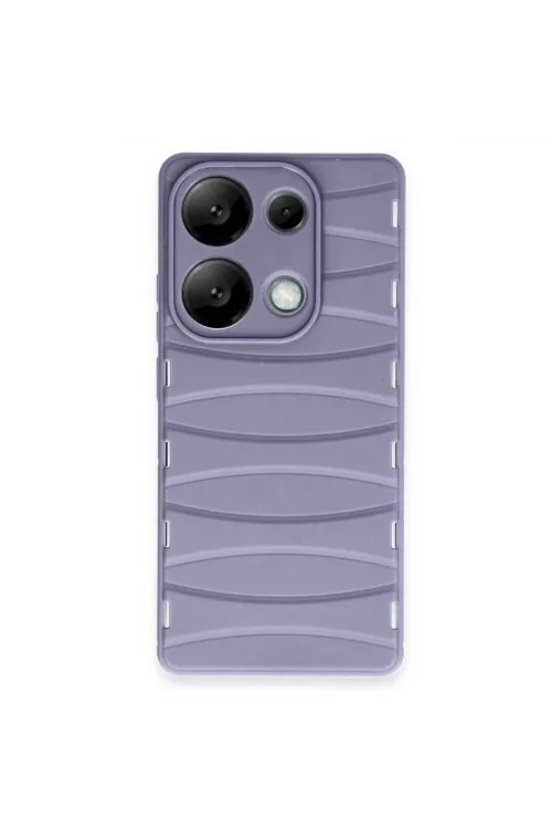 Xiaomi Redmi Note 13 Pro 4g Kılıf Bibercas Silikon Kapak - Lila