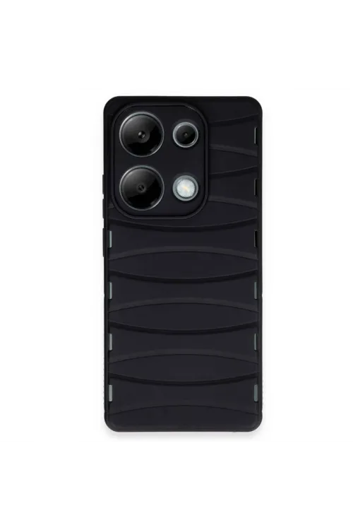 Xiaomi Redmi Note 13 Pro 4g Kılıf Bibercas Silikon Kapak - Siyah