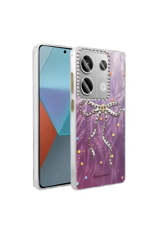 Xiaomi Redmi Note 13 Pro 4g Kılıf Blade Aynalı Desenli Kapak - Desen 1