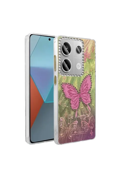 Xiaomi Redmi Note 13 Pro 4g Kılıf Blade Aynalı Desenli Kapak - Desen 5