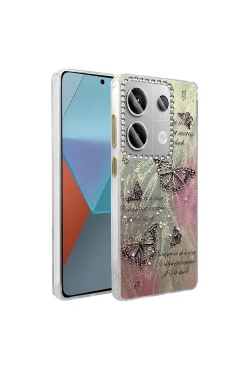 Xiaomi Redmi Note 13 Pro 4g Kılıf Blade Aynalı Desenli Kapak - Desen 6