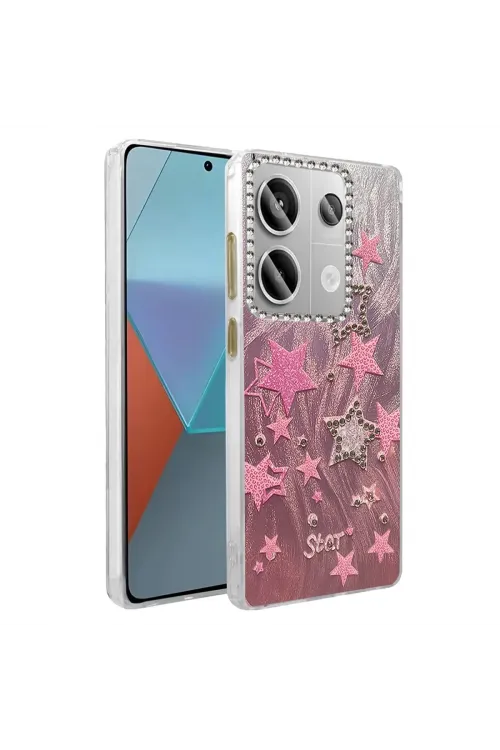 Xiaomi Redmi Note 13 Pro 4g Kılıf Blade Aynalı Desenli Kapak - Desen 7