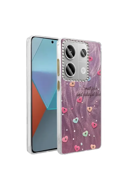 Xiaomi Redmi Note 13 Pro 4g Kılıf Blade Aynalı Desenli Kapak - Desen 8