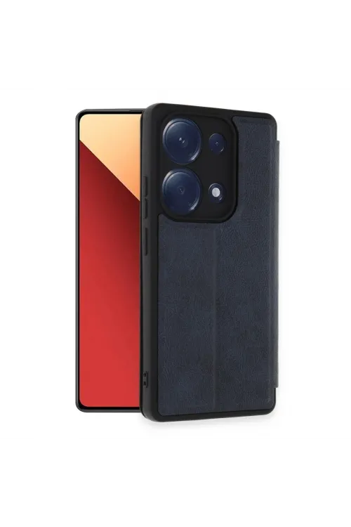 Xiaomi Redmi Note 13 Pro 4g Kılıf Flip Cover - Lacivert