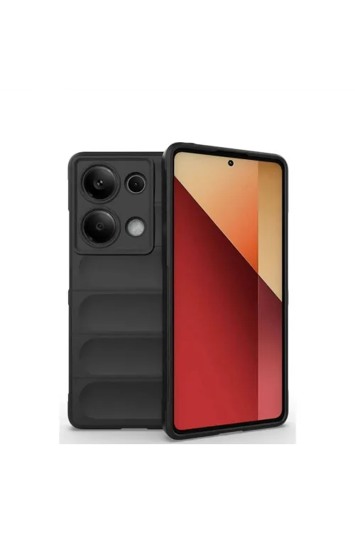Xiaomi Redmi Note 13 Pro 4g Kılıf Optimum Silikon - Siyah
