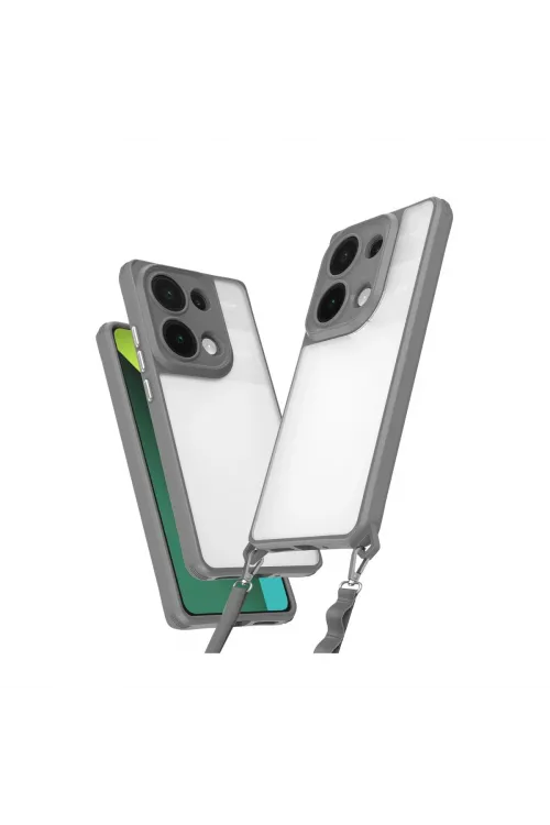 Xiaomi Redmi Note 13 Pro 4g Kılıf Penta Silikon Kılıf - Titan Gri