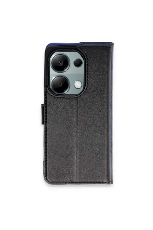 Xiaomi Redmi Note 13 Pro 4g Kılıf Trend S Plus Kapaklı Kılıf - Siyah