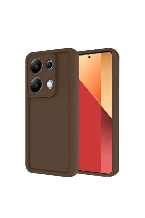 Xiaomi Redmi Note 13 Pro 4g Kılıf Viera Silikon - Kahverengi