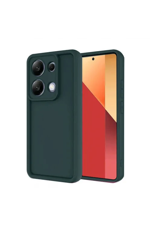 Xiaomi Redmi Note 13 Pro 4g Kılıf Viera Silikon - Koyu Yeşil