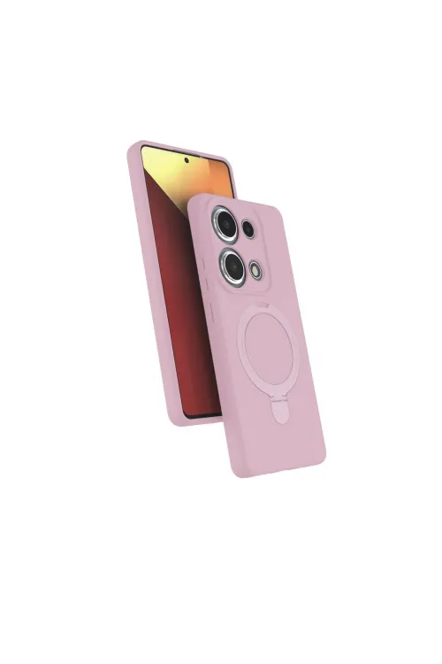 Xiaomi Redmi Note 13 Pro 4g Regal Magsafe Standlı Kapak - Açık Pembe
