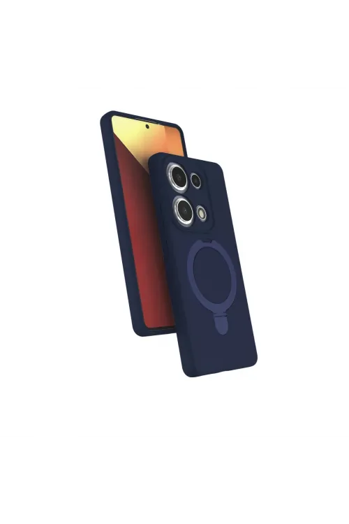 Xiaomi Redmi Note 13 Pro 4g Regal Magsafe Standlı Kapak - Lacivert