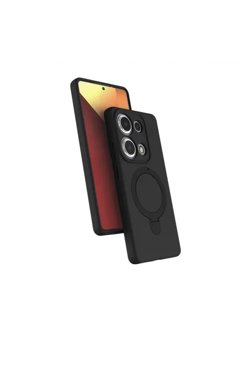Xiaomi Redmi Note 13 Pro 4g Regal Magsafe Standlı Kapak - Siyah