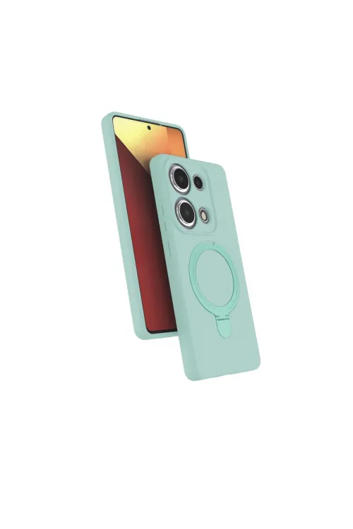Xiaomi Redmi Note 13 Pro 4g Regal Magsafe Standlı Kapak - Su Yeşili